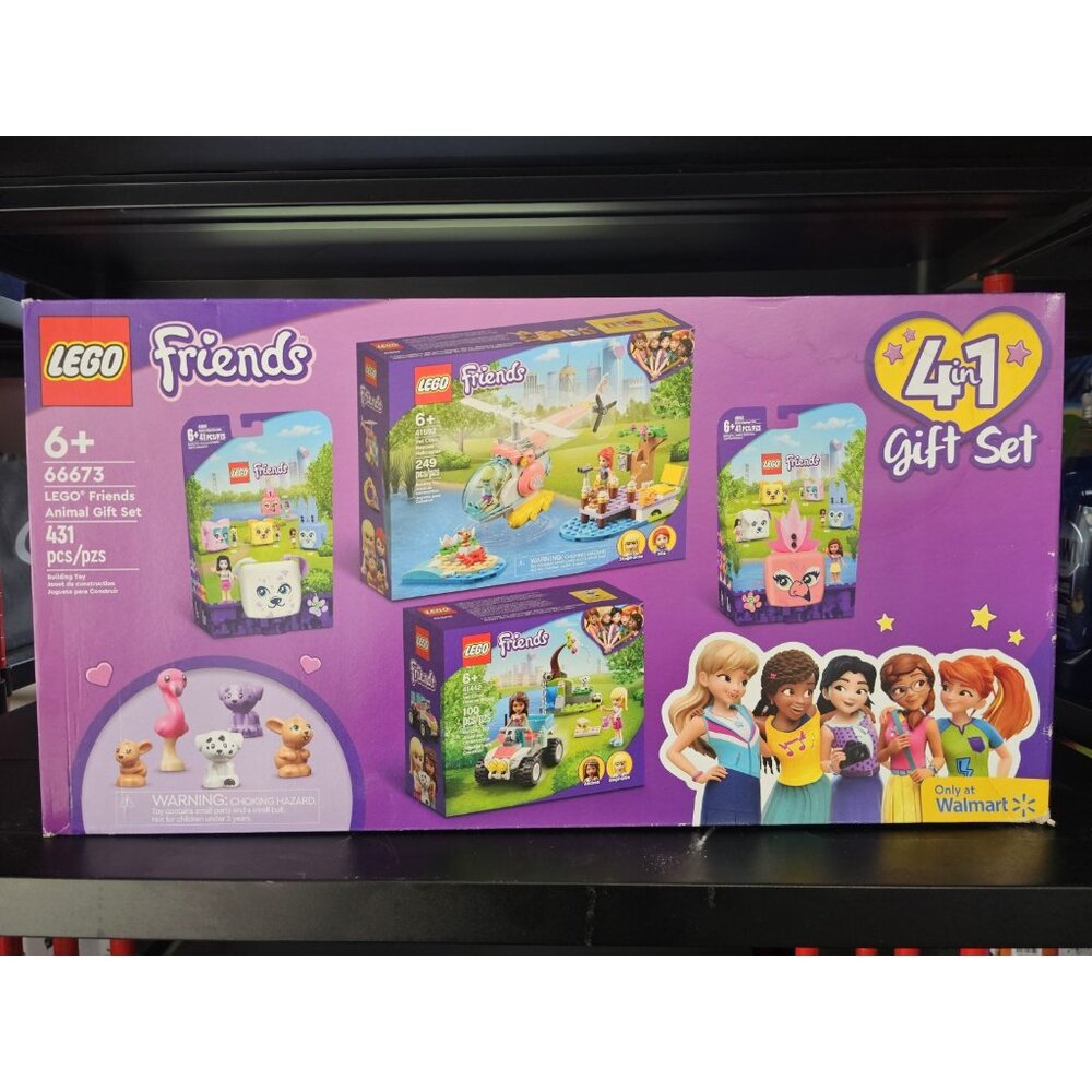 LEGO Friends Animal Gift Set 66673  Olivia, Emma, Mia, Andrea, and Stephanie NEW